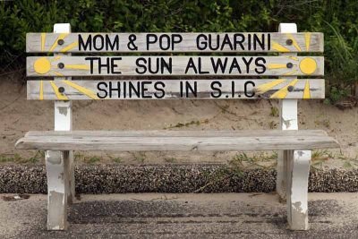 I have always loved the Benches of Sea Isle and their heart-felt inscriptions.