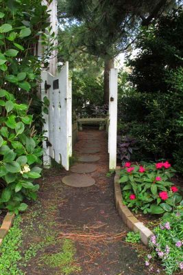 The Shade Garden entrance