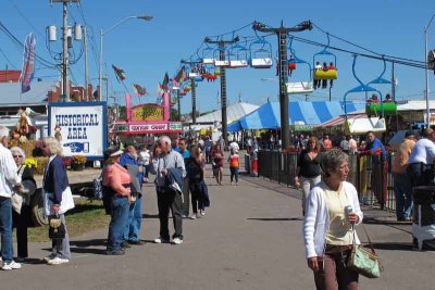 Hanging with friends at the Fair