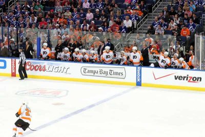 The Flyers' Bench