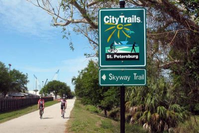 Cyclists Enjoying the Pinellas Trail