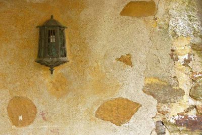 Light, Wall, Stucco and Stone