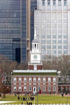 Independence Hall Viewed from the Constitution Center (605)