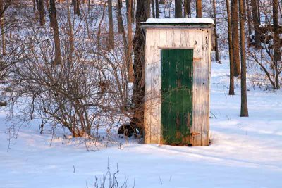 Outhouse in Winter (3)