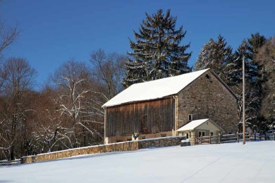Snow and the Barn 2