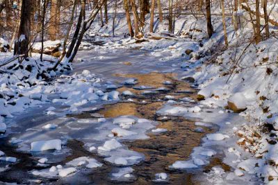 Creeks in Winter:  Warm View