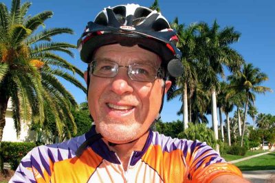 It's a Florida biking selfie