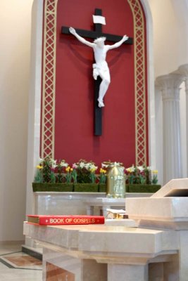 Book of Gospels after Mass on Easter Sunday.