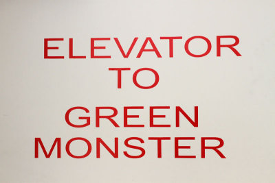Elevator to the Florida Green Monster