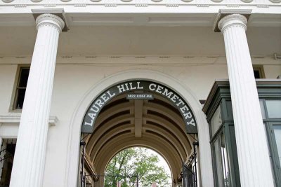 The Main Entrance on Ridge Avenue