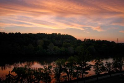 Sunset Over the Schuylkill River