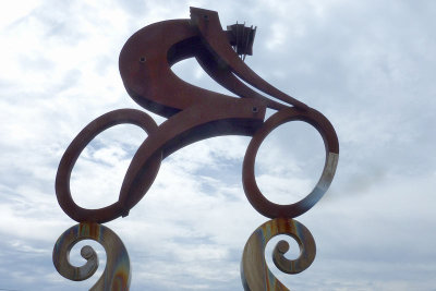 Ocean City Cycling Sculpture 