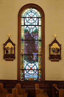 The Abraham Lincoln stained glass window