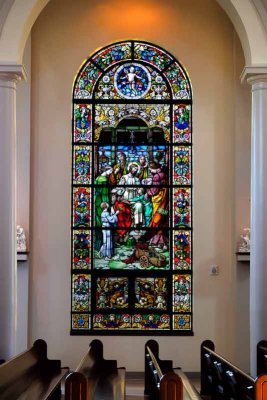 One of the finished stained glass windows (259)