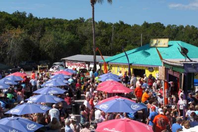 Another view of the crowd from the upper deck.