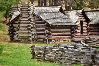 Spring Huts at Valley Forge National Park 