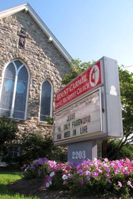 Signs at Mount Carmel UMC 2