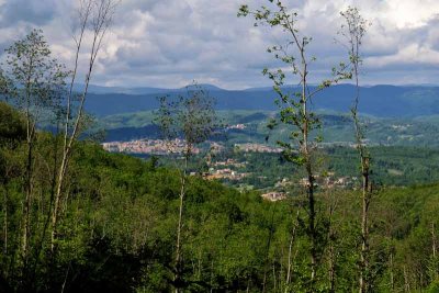 My First Glimpse of Soveria Mannelli, my father's village.