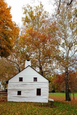 Downingtown Log House in Autumn #2