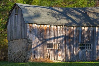 A Favorite Barn With Shadows