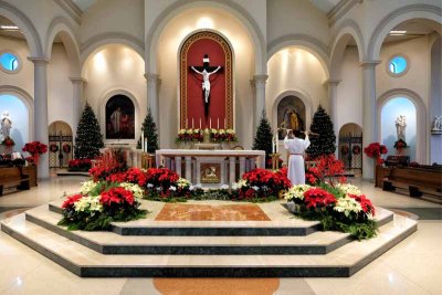 Christmastime at St. Joseph's Church in Downingtown