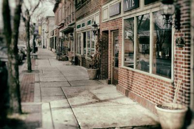 The Morning Streets of Downingtown, PA