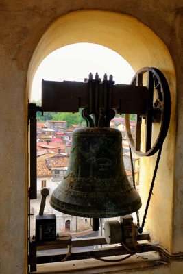 I climbed up to the bell tower