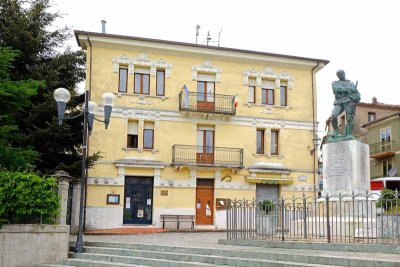 A building near the piazza