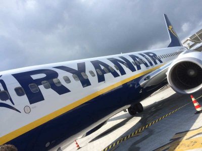 We flew RyanAir from Calabria to Florence