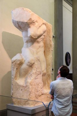 Atlas Slave by Michelangelo
