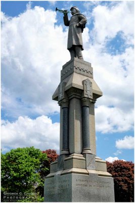 Civil War Monument at Mahanoy City (PA) Cemeteries