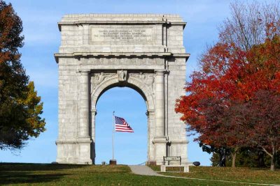 The National Memorial Arch in Valley Forge National Park