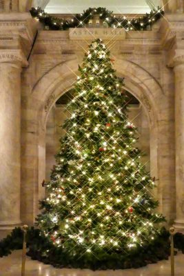 New York Public Library Christmas Tree