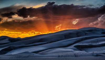 Great Sand Dunes at Sunset