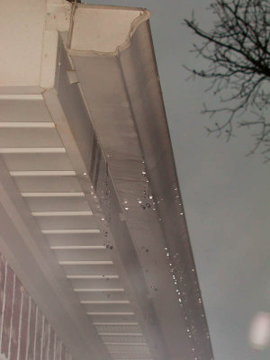 Rain dripping