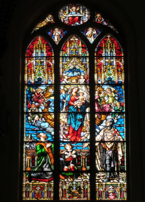 Stained Glass Window in the Dome Cathedral