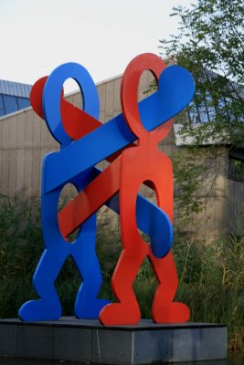 Sculpture by Keith Haring