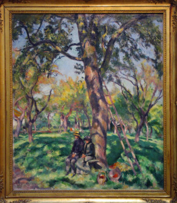 Autumn - Parents under a pear tree - 1920