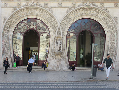 Entrance Railway Station Rossio