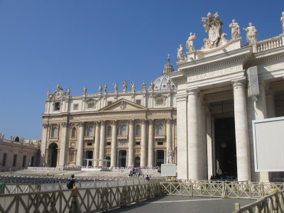Colonnade left of St.Peter's Basilica