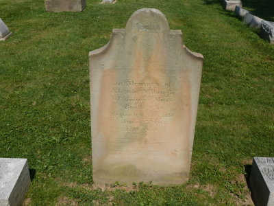 Elizabeth Beatty - The oldest gravestone in the cemetery 1817