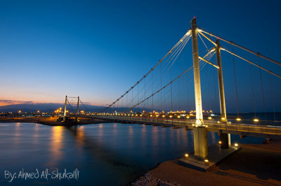 Aygah Bridge At Night