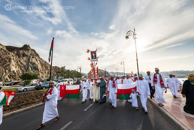 HM's return celebrations in Mutrah