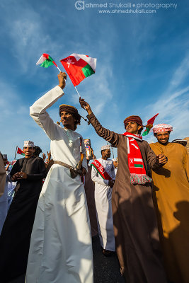 HM's return celebrations in Mutrah