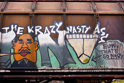5/10 Urban art by the railroad yard