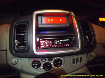 Vauxhall Vivaro Pioneer Bluetooth radio pic 1.jpg