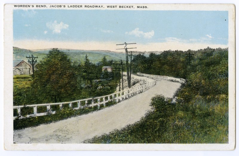 Worden's Bend, Jacob's Ladder Roadway, West Becket, Mass.