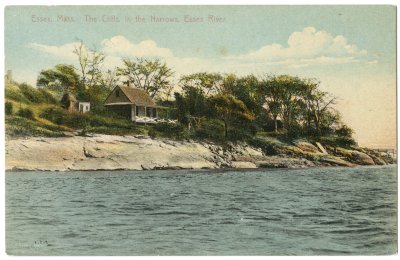 Essex, Mass. The Cliffs, in the Narrows, Essex River