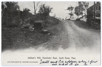 Addison's Well, Manchester Road, South Essex, Mass.