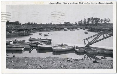 Essex River View from Story Shipyard - Essex, Massachusetts